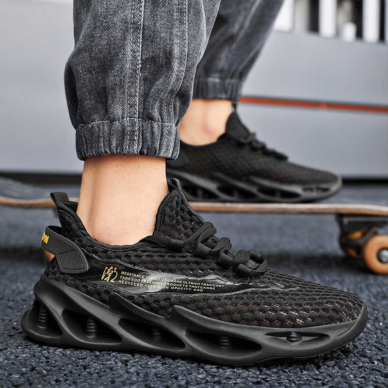 Men Shoes Most Expensive - Tied Thick Heel Man's Transparent Sneakers
