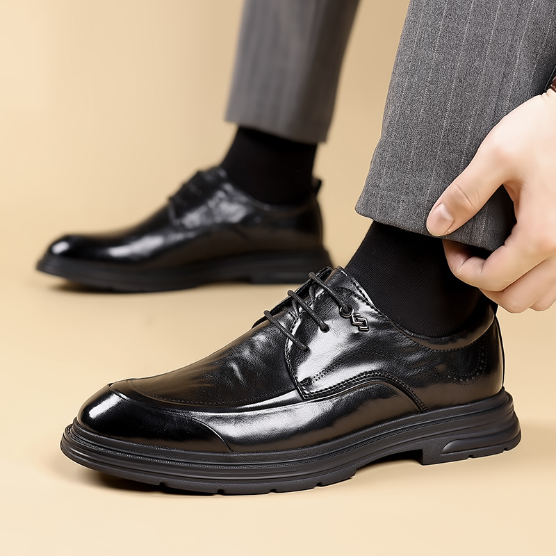 Oxford Brogue Leather - Fashion New Men Business British Casual
