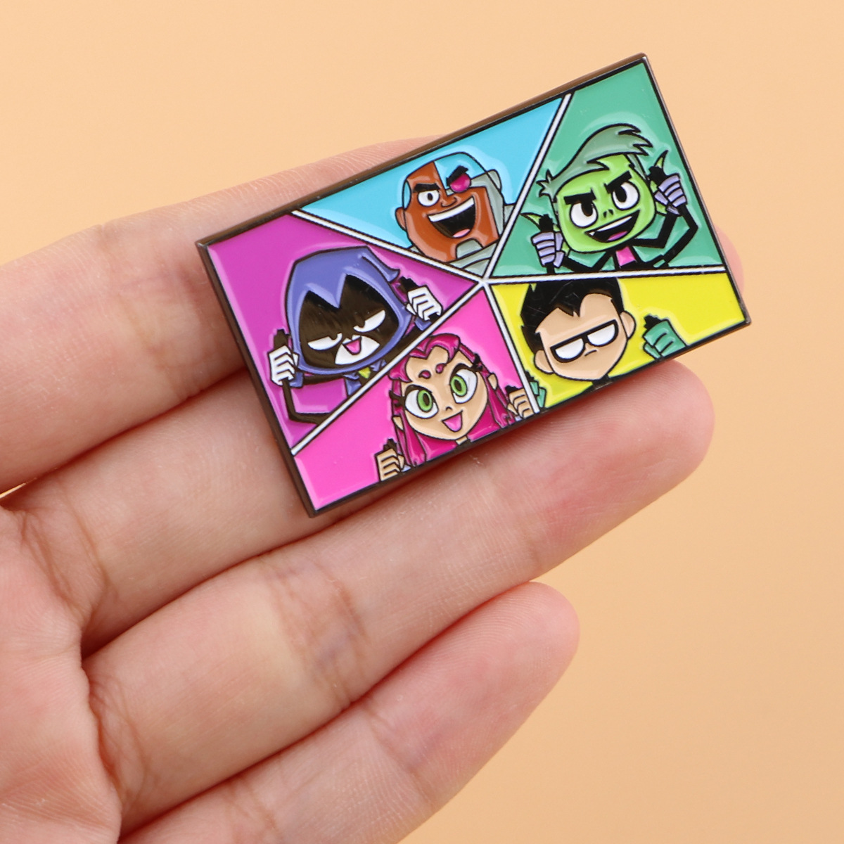 Men'S Shoes Brogues - New Teen Heroes Team Enamel Pin