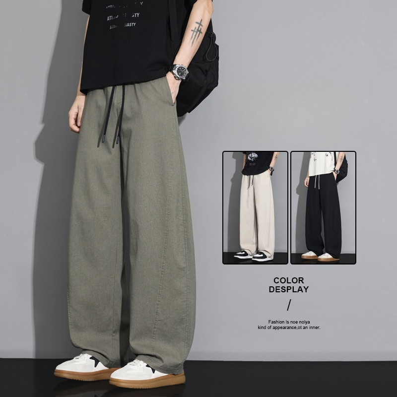 Men Shoes Joggers - Summer Thin Cozy Linen Fabric Pants