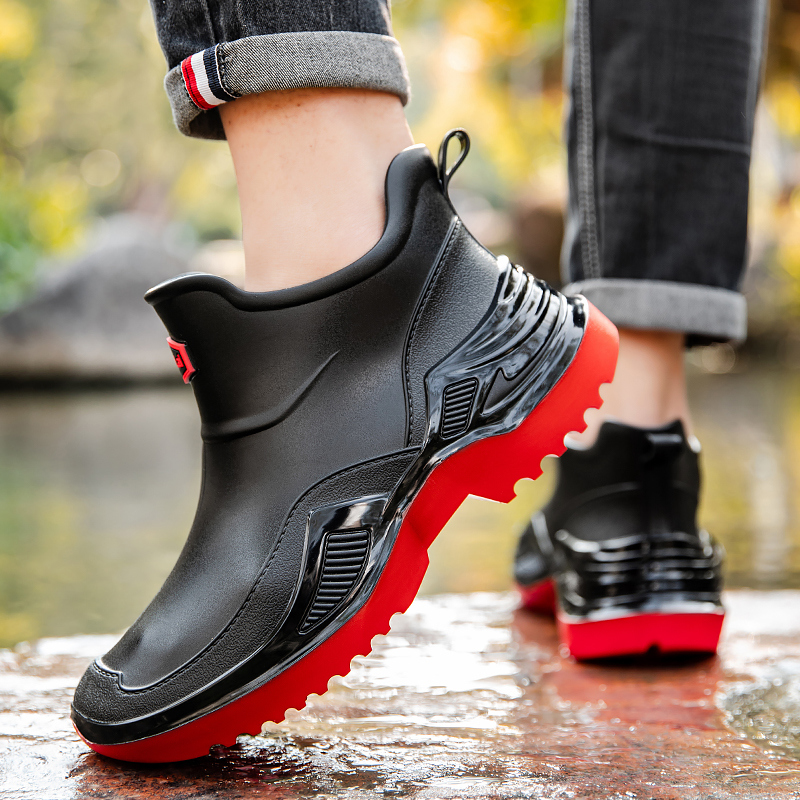 Men Shoes Size 46 - Unisex Rain Shoes Outdoor Non-slip Men's