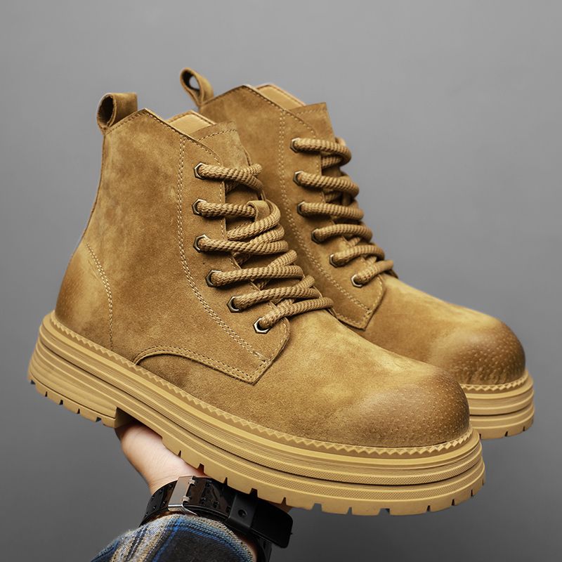 Men'S Shoes For Work - High Quality Men Ankle Boots Fashion