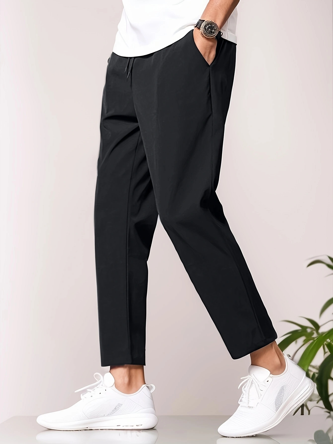 Men Shoes Joggers - Spring/Summer New Fashion Solid Color Men's