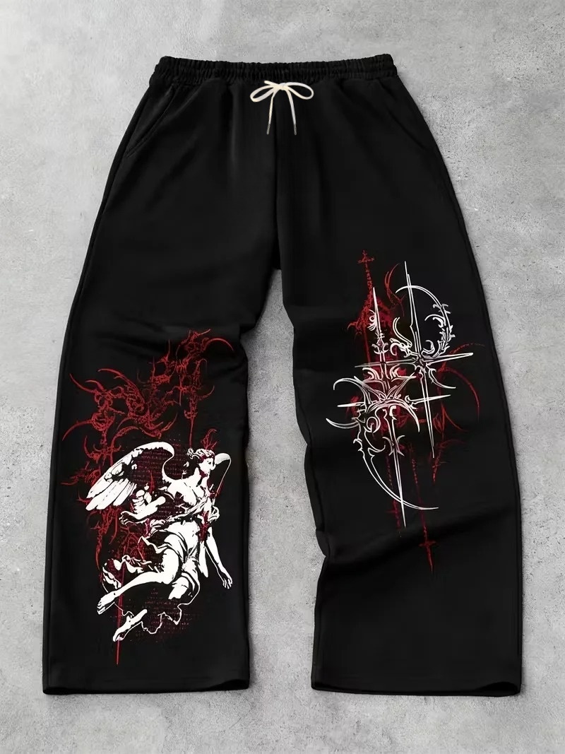 Quick Dry 3D Print Long Pants, - Men Shoes Joggers review and price