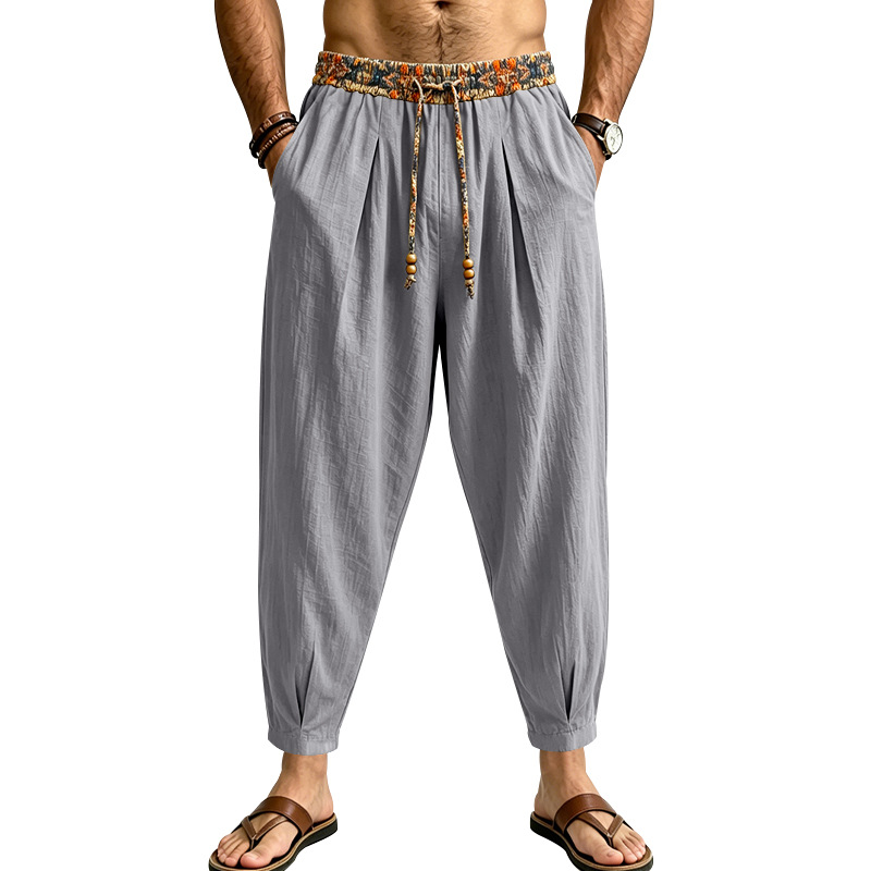 Bohemian Floral Waist Men Line - Men Shoes Joggers review and price
