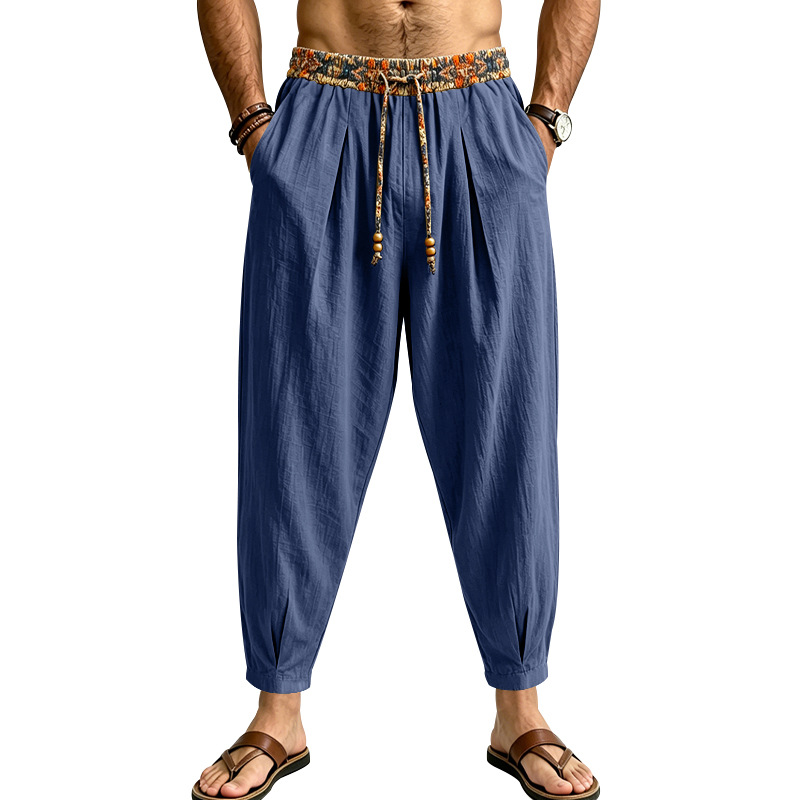 Bohemian Floral Waist Men Line - Men Shoes Joggers review and price