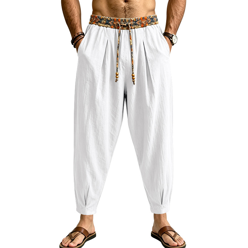Bohemian Floral Waist Men Line - Men Shoes Joggers review and price