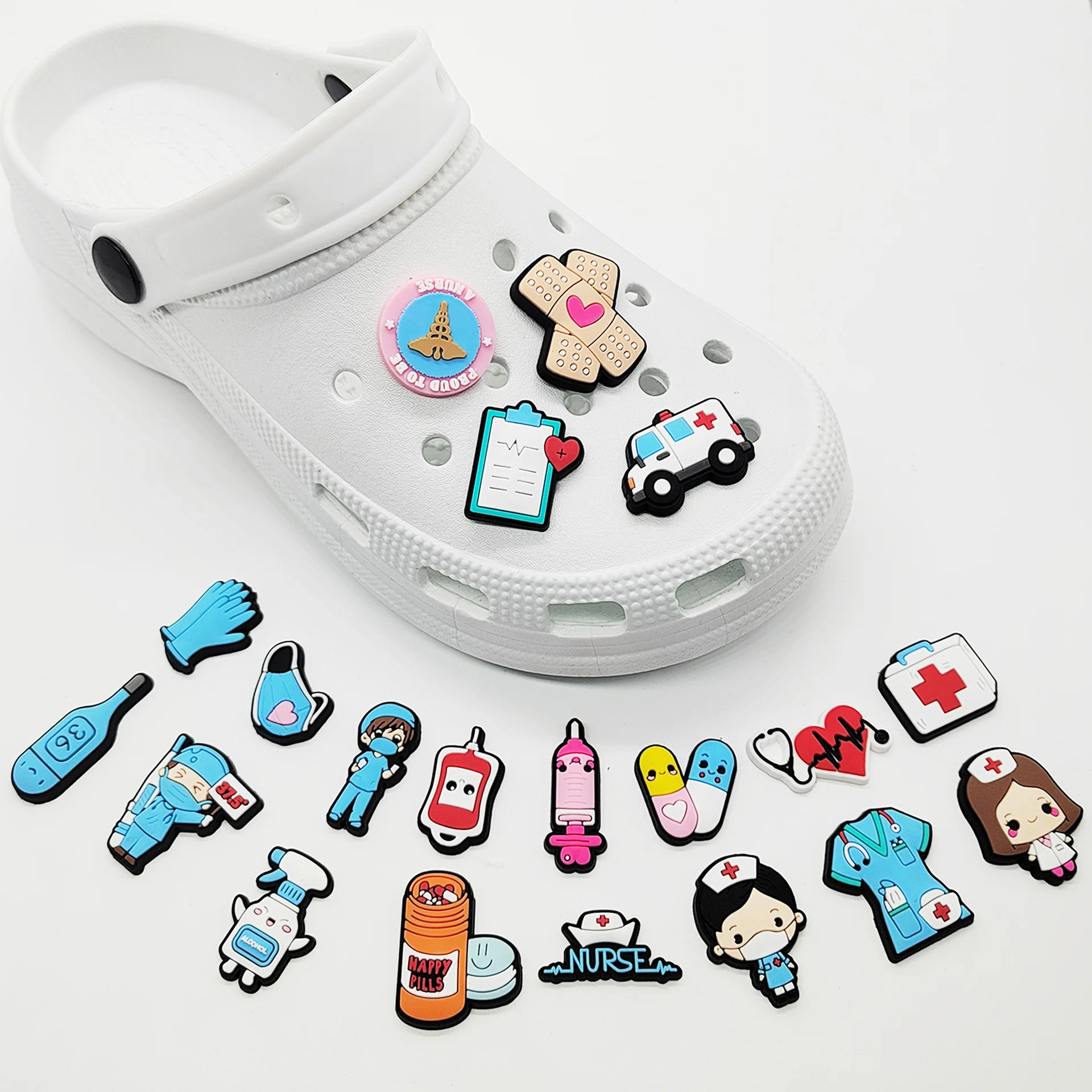 New 1pcs PVC Shoe Charms for C - Men'S Shoes Crocs review and price