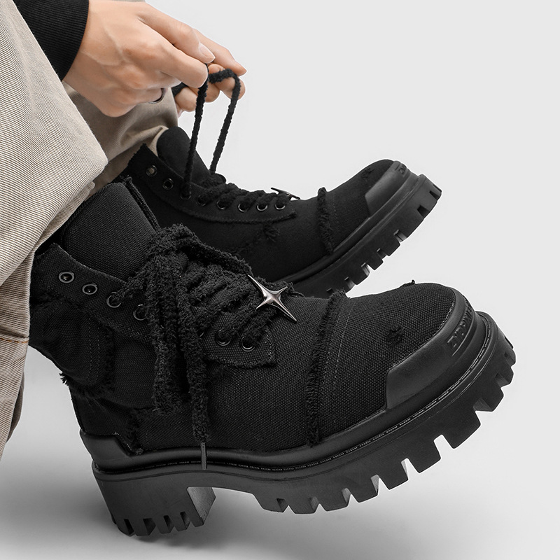 Men's High Top Platform Boots  - Men'S Shoes For Work review and price