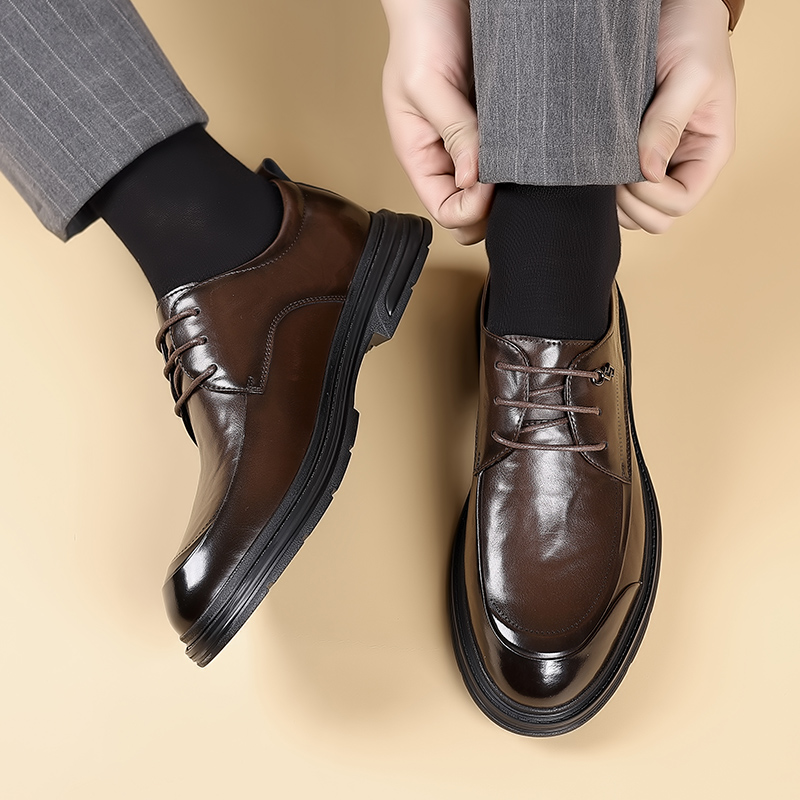 Fashion New Men Business Briti - Oxford Brogue Leather review and price