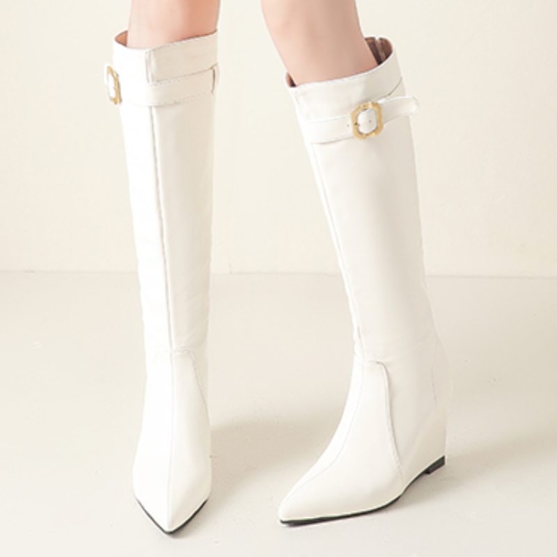 Wedges Knee High Boots Women F - Men Shoes Size 46 review and price