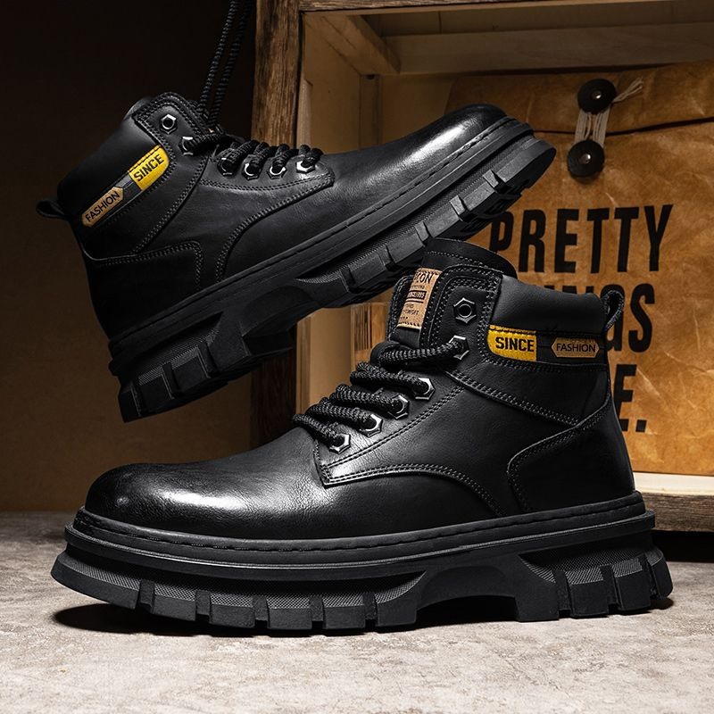 Vintage Men Platform Ankle Boo - Men'S Shoes For Work review and price