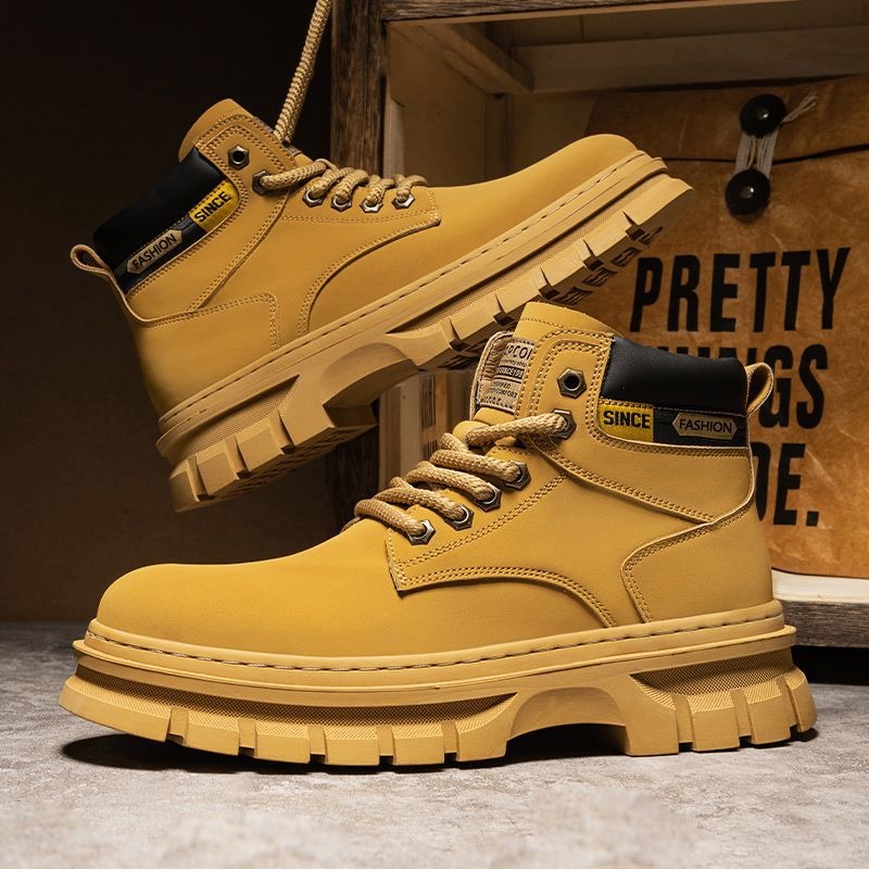 Vintage Men Platform Ankle Boo - Men'S Shoes For Work review and price