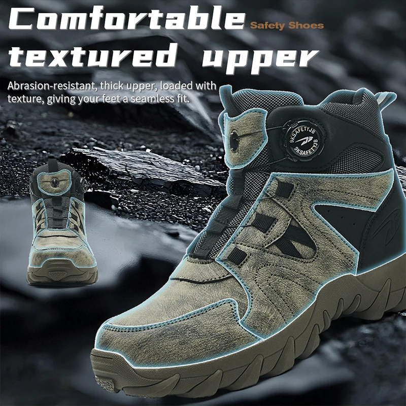 New Men's Safety Boots Work Bo - Men'S Shoes For Work review and price