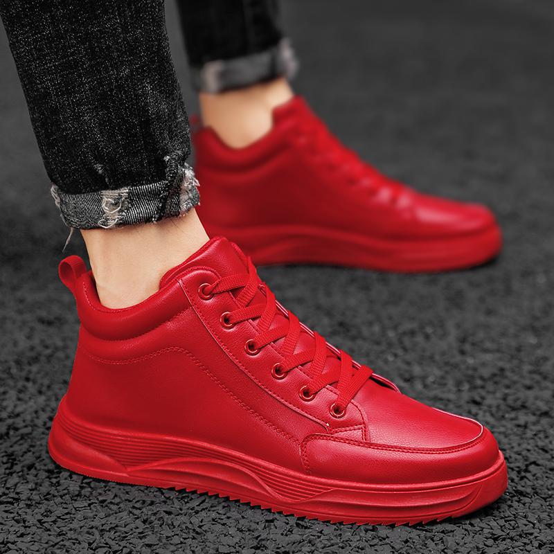 Couple Autumn Winter New High- - Men Shoes Size 46 review and price