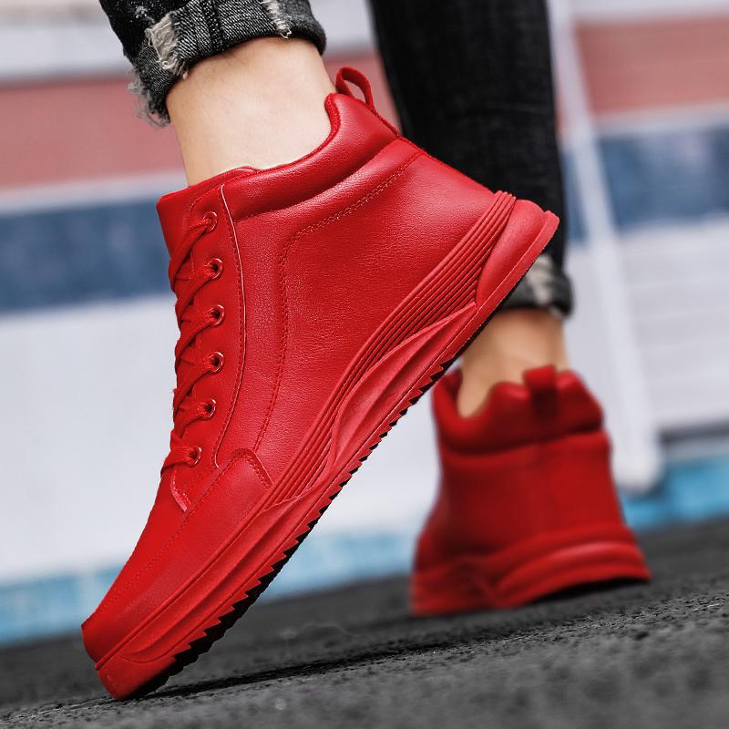 Couple Autumn Winter New High- - Men Shoes Size 46 review and price
